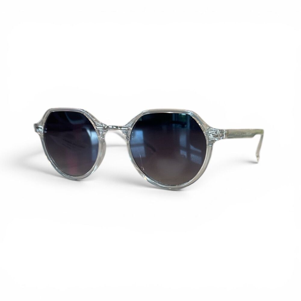 Carolina Lemke Geometric Clear Frame Sunglasses - Unisex - New in Box